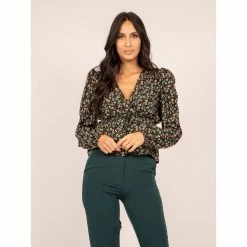 Meilleure vente 🛒 Ritchie Blouse Fluide Motifs Ferine 💯