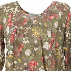 Coupon 💯 CULTURE SUD Chemisier Tunique Culture Sud Moehau Tunique Kaki Vert 40597 🥰 -dona-lisa unnamed file 2183