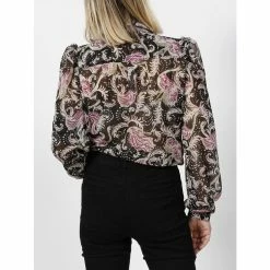 Budget 😍 MORGAN Chemise Manches Longues Morgan Coval Multico Blouse Noir 7-662 🔥 -dona-lisa unnamed file 2191