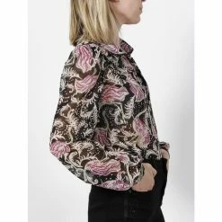 Budget 😍 MORGAN Chemise Manches Longues Morgan Coval Multico Blouse Noir 7-662 🔥 -dona-lisa unnamed file 2192