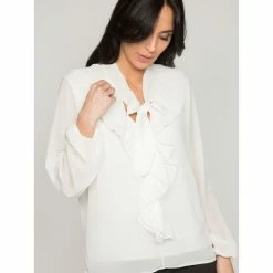 Sortie 💯 Ritchie Blouse Avec Volants Foya 😉 -dona-lisa unnamed file 2198