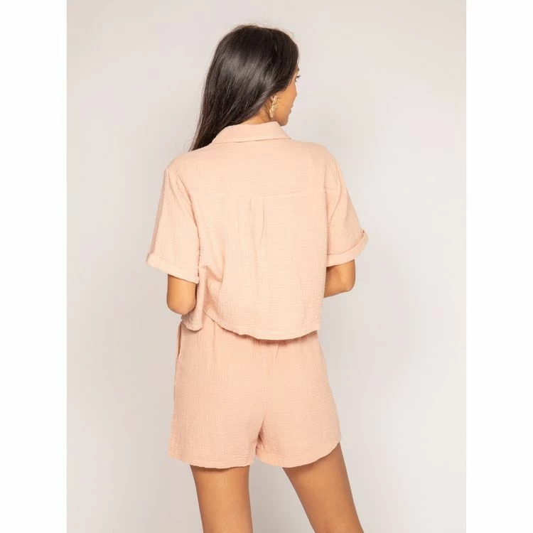 Bon marché ⌛ Ritchie Chemise Courte Gaze De Coton Oralia ❤️ 5 Bon marché ⌛ Ritchie Chemise Courte Gaze De Coton Oralia ❤️ – Image 5