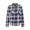 Budget 🎉 SUPERDRY Chemise Manches Longues Superdry Vintage Classic Lumberjack Blue L Bleu 7-337 😀