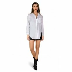 Remise ✨ Kebello Chemise Oversize Manches LonguesFemme 🔥 -dona-lisa unnamed file 2236