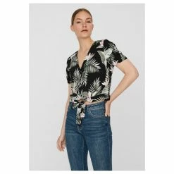 Tout neuf 👍 Vero Moda Chemise Imprimé Fluide, En CotonFemme ✨