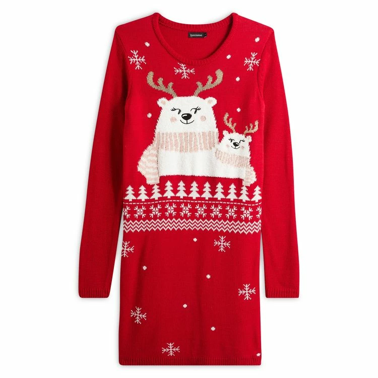Remise 🌟 IN EXTENSO Robe Pull De Noël Femme 😀 1 Remise 🌟 IN EXTENSO Robe Pull De Noël Femme 😀