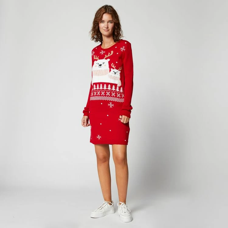 Remise 🌟 IN EXTENSO Robe Pull De Noël Femme 😀 2 Remise 🌟 IN EXTENSO Robe Pull De Noël Femme 😀 – Image 2