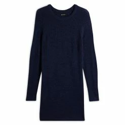 Acheter ✨ IN EXTENSO Robe Pull Col Rond Bleu Femme 🛒 -dona-lisa unnamed file 2271