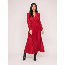 Bon marché ⭐ Ritchie Robe Longue Plissée Ilem 👏