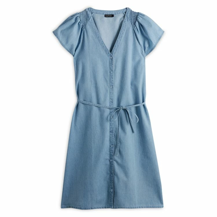 Tout neuf 🔥 IN EXTENSO Robe En Jean Avec Ceinture Femme 🥰 3 Tout neuf 🔥 IN EXTENSO Robe En Jean Avec Ceinture Femme 🥰 – Image 3