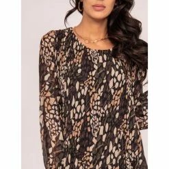 De gros ⌛ Ritchie Robe Courte Motifs Plissée Ink 😀 -dona-lisa unnamed file 2332