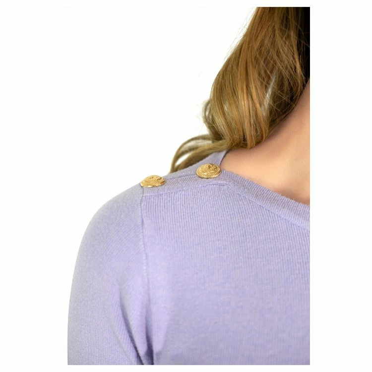 Nouveau 😍 Kebello Robe Pull Bouton DoréFemme 💯 3 Nouveau 😍 Kebello Robe Pull Bouton DoréFemme 💯 – Image 3