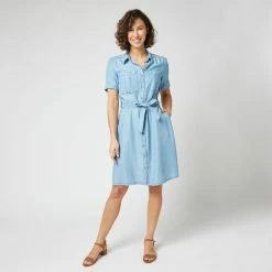 De gros ✔️ IN EXTENSO Robe Saharienne Stone Femme 🛒