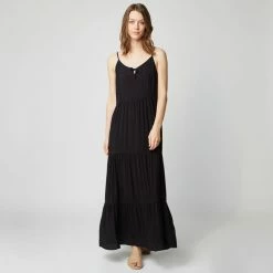 Sortie 💯 IN EXTENSO Robe Longue à Fines Bretelles Femme 😀