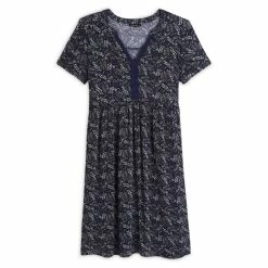 Les meilleures critiques de 🥰 IN EXTENSO Robe Manches Courtes Bleu Femme ⭐ -dona-lisa unnamed file 2373