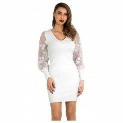 Les meilleures critiques de 👍 Kebello Robe Pull Manches BallonFemme ✔️ -dona-lisa unnamed file 2382