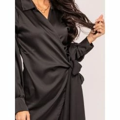 Sortie 🔥 Ritchie Robe Courte Portefeuille Satin Issop ⌛ -dona-lisa unnamed file 2391