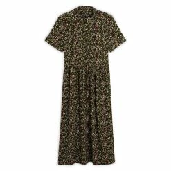 Sortie 🎁 IN EXTENSO Robe Manches Courtes Col Chemise Femme ⭐