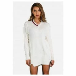 Le moins cher 😀 Kebello Robe Pull En LaineFemme 🔥