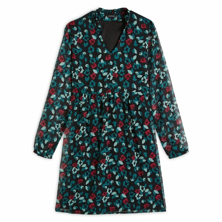 Le moins cher 😉 IN EXTENSO Robe Manches Longues Col V Femme 👍 3 Le moins cher 😉 IN EXTENSO Robe Manches Longues Col V Femme 👍 – Image 3