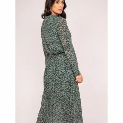 Tout neuf 🎁 Ritchie Robe Longue Motifs Plissée Iflor ⭐ -dona-lisa unnamed file 2467