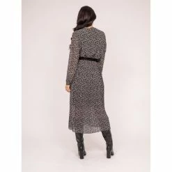 Tout neuf 🎁 Ritchie Robe Longue Motifs Plissée Iflor ⭐ -dona-lisa unnamed file 2469