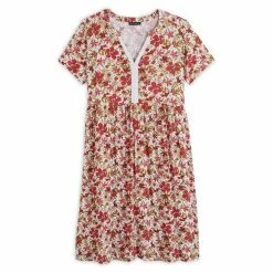 Budget ❤️ IN EXTENSO Robe Manches Courtes à Fleurs Femme 🧨 5 Budget ❤️ IN EXTENSO Robe Manches Courtes à Fleurs Femme 🧨 -dona-lisa unnamed file 2516