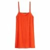 De gros 🌟 IN EXTENSO Robe De Plage à Fines Bretelles Orange Femme 🎁