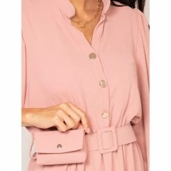 Les meilleures critiques de ⌛ Ritchie Robe Chemise Courte Avec Ceinture Inata 💯 -dona-lisa unnamed file 2568