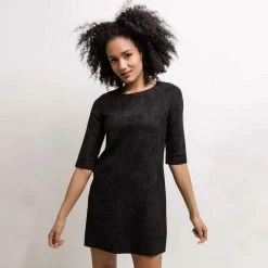 Tout neuf 🌟 No Name Robe Effet Daim Noire 💯