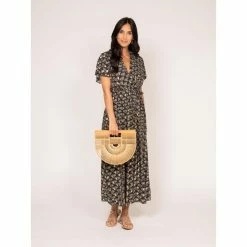 Grosses soldes ❤️ Ritchie Robe Longue Motifs Irabo 🛒