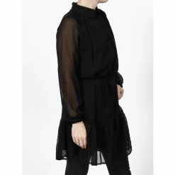 Budget ✔️ Vero Moda Robe Vero Moda Vmkaya Fall Ls Short 👚 Shirt 👗 Dress Wvn Noir 7-383 🛒 -dona-lisa unnamed file 2863