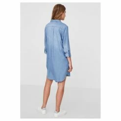 Bon marché 🤩 Vero Moda Robe Courte En JeanFemme ❤️ -dona-lisa unnamed file 2880