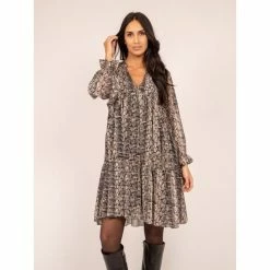 Vente flash ⌛ Ritchie Robe Courte Motifs Itzel 🧨 -dona-lisa unnamed file 2911