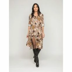 Meilleure affaire 🎁 Ritchie Robe Mi-longue Motifs Iline 😀