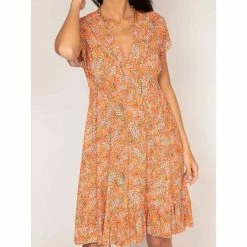 Nouveau 🤩 Ritchie Robe Courte Motifs Ijona 🎉 -dona-lisa unnamed file 2972