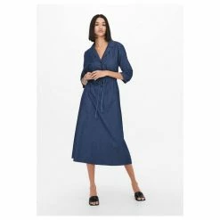 Meilleure vente 🤩 Kebello Robe Longue En 👖 JeansFemme 😉 -dona-lisa unnamed file 2981
