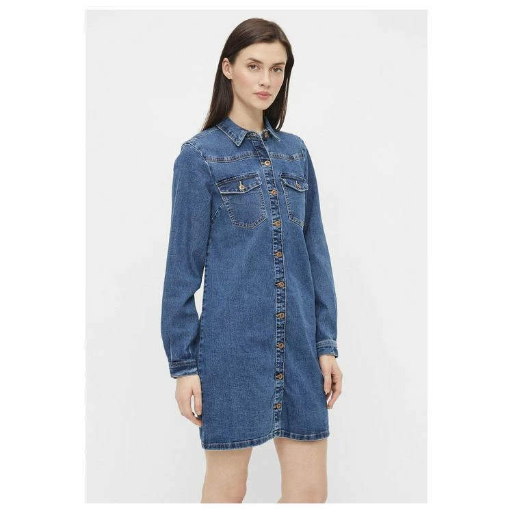 Budget 🌟 Pieces Robe Chemise En JeanFemme 🧨 1 Budget 🌟 Pieces Robe Chemise En JeanFemme 🧨