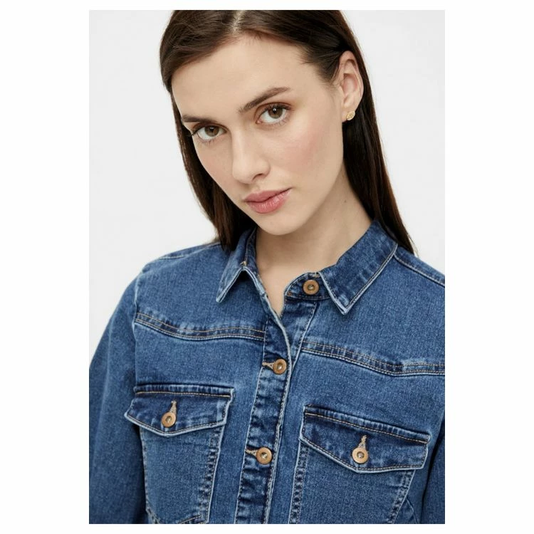 Budget 🌟 Pieces Robe Chemise En JeanFemme 🧨 3 Budget 🌟 Pieces Robe Chemise En JeanFemme 🧨 – Image 3