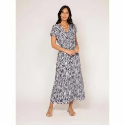 Acheter 🎁 Ritchie Robe Longue Motifs Inolon 👏