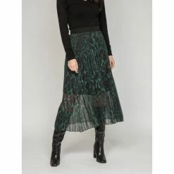 Vente flash 🥰 Ritchie Jupe Longue Plissée Motifs Xonor 🎁