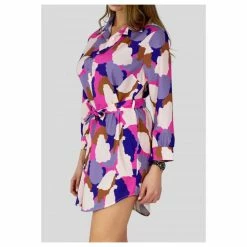 Coupon 👍 Kebello Robe Chemise à Ceinture Taille : Femme ⌛ -dona-lisa unnamed file 3101