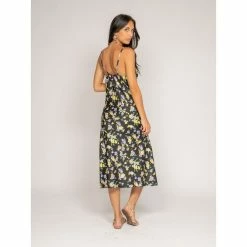 Remise ⭐ Ritchie Robe Midi Motifs Satin Inzou 🔔 -dona-lisa unnamed file 3121