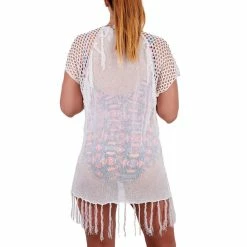 De gros 😍 LES PETITES BOMBES Tunique De Plage Tendance Sandy Ivoire 🧨 -dona-lisa unnamed file 3168