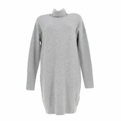 Coupon ⭐ Vero Moda Robe Vero Moda Vmbrilliant Ls Rollneck 👗 Dress Ga Noos Gris 12-10 🔥