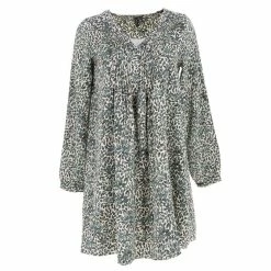 Sortie 🤩 Vero Moda Robe Vero Moda Vmjloe L/s Short 👗 Dress Wcn Btq Ga Gris 7-287 🥰