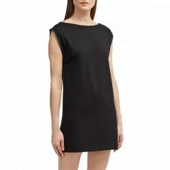 Tout neuf 🌟 FRENCH CONNECTION Robe Noire Femme French Connection Lula Stretch 🛒