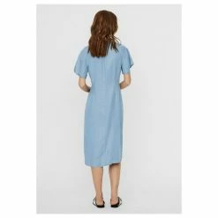 Bon marché 😀 Vero Moda Robe 3/4 En DenimFemme 👏 -dona-lisa unnamed file 3283