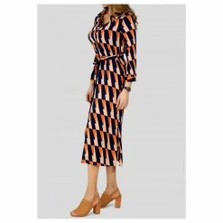 Meilleur prix 😉 Kebello Robe Midi Avec CeintureFemme 🥰 -dona-lisa unnamed file 3298