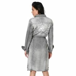 Bon marché ✨ VONDUTCH Robe Denim Léger Effet Usé Et Franges Brook 💯 -dona-lisa unnamed file 3301